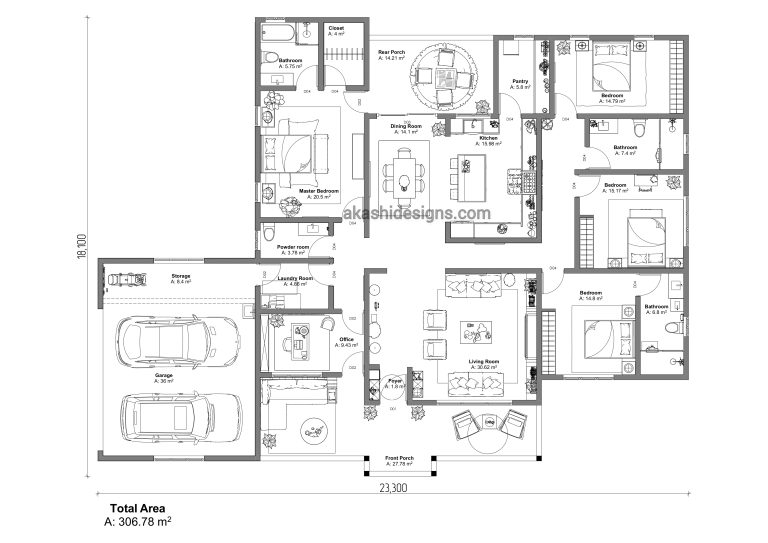 4 Bedroom HouseID 1017 Akashi Designs